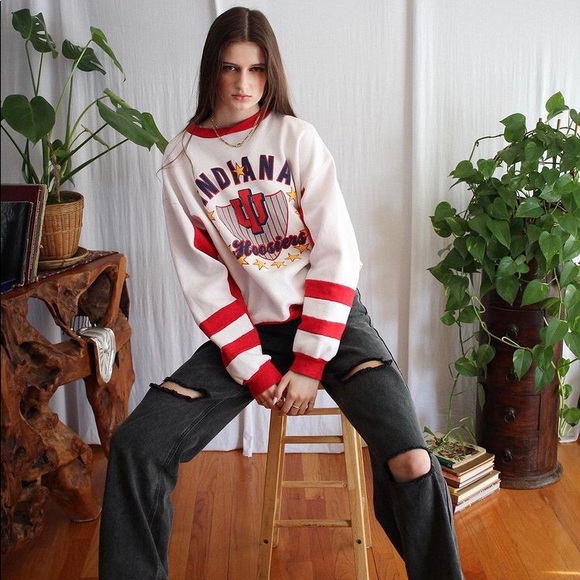 Vintage Indiana Hoosiers Sweatshirt - Picture 3 of 8